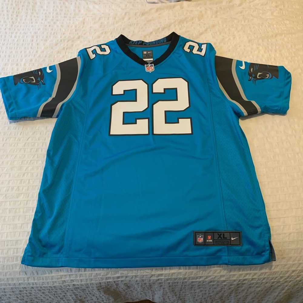 AUTHENTIC Nike Carolina Panthers McCaffrey Jersey
